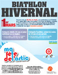 Affiche Biathlon Hivernal Malartic 2015